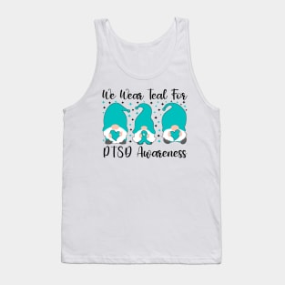 We Wear Teal For PTSD Awareness Tank Top